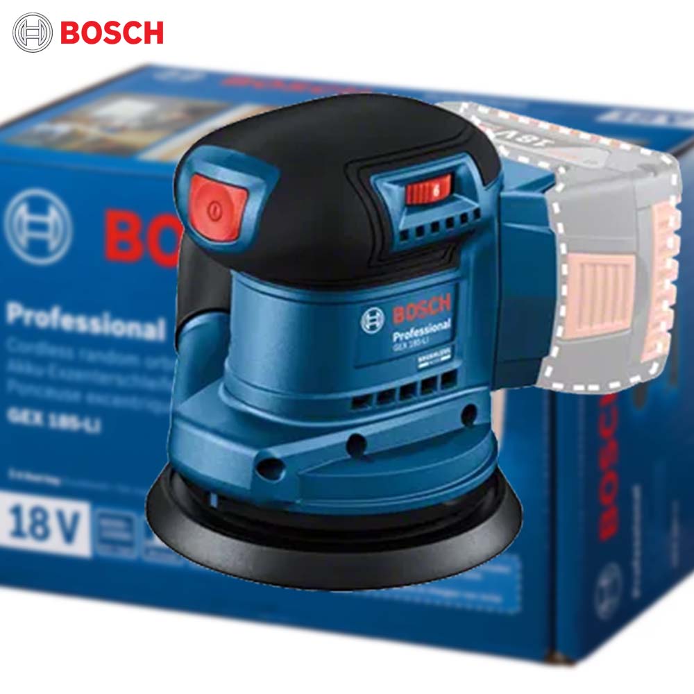 Bosch GEX 185-LI Cordless Random Orbital Sander | Professional Wood Sander