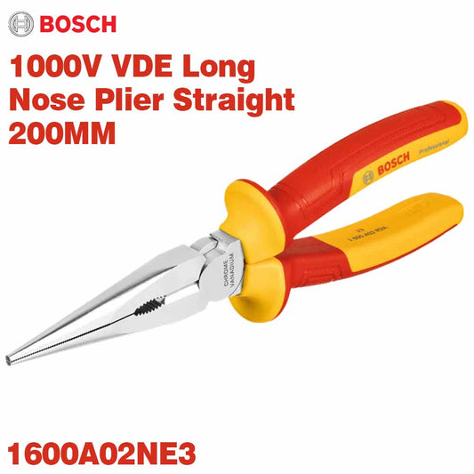 VDE 1000V Long Nose Pliers Straight 200MM | Electrician Pliers Pakistan