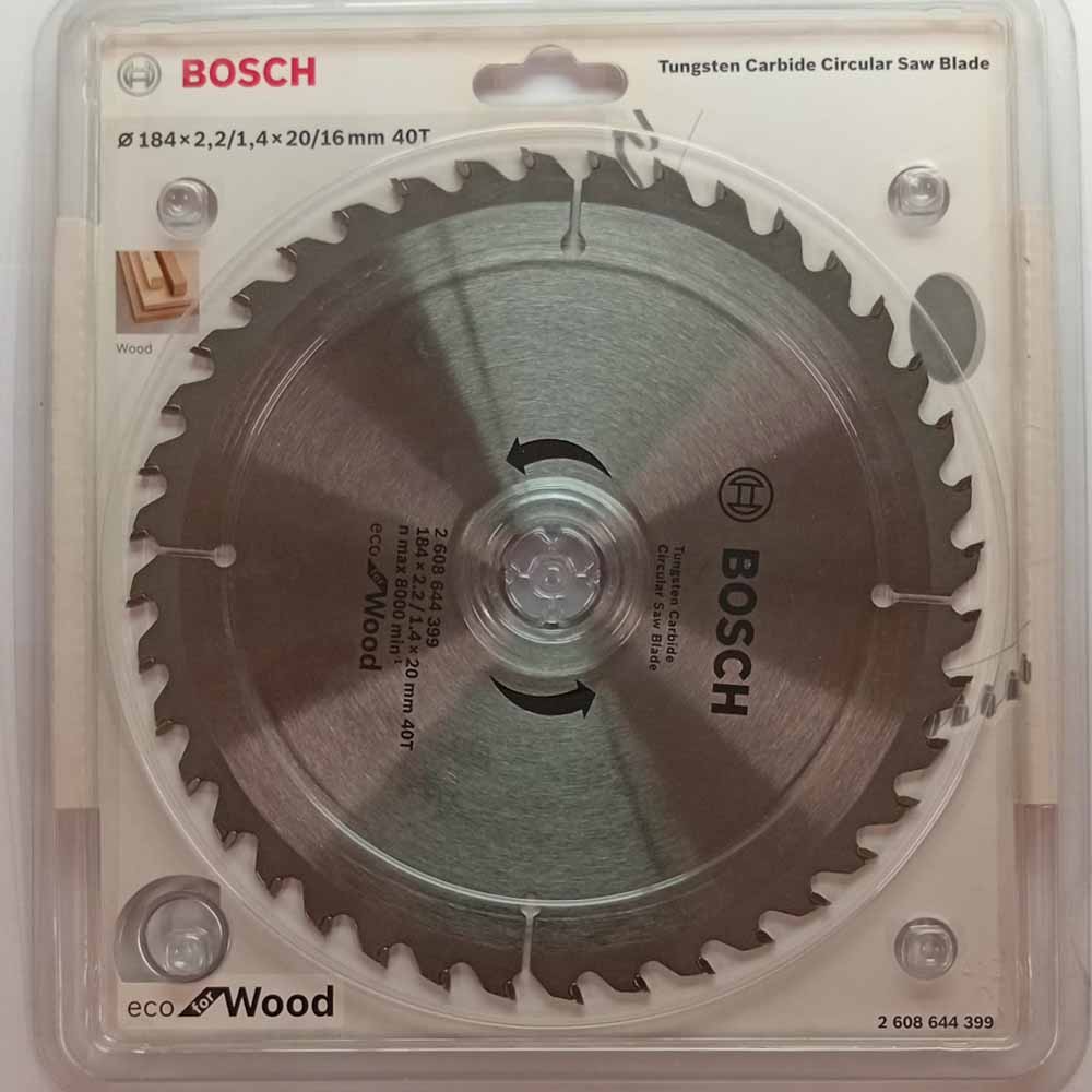 Wood Circular Saw Blade 184 x 20MM 40T | For Corded Handheld Circular Saws