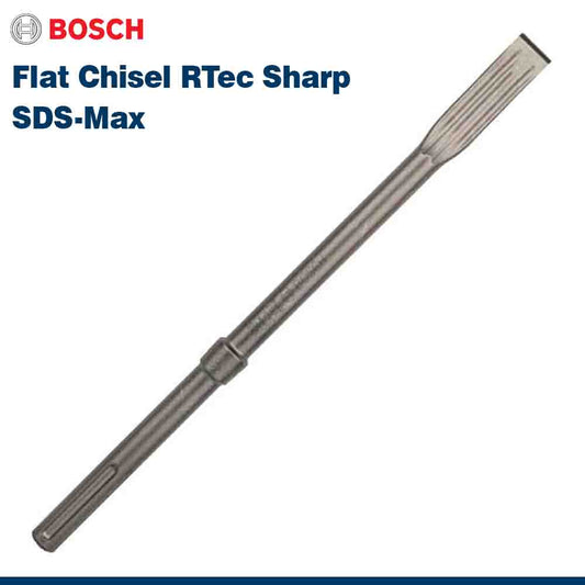 Bosch Flat Chisel RTec Sharp SDS-Max 400 x 25mm - Self-Sharpening