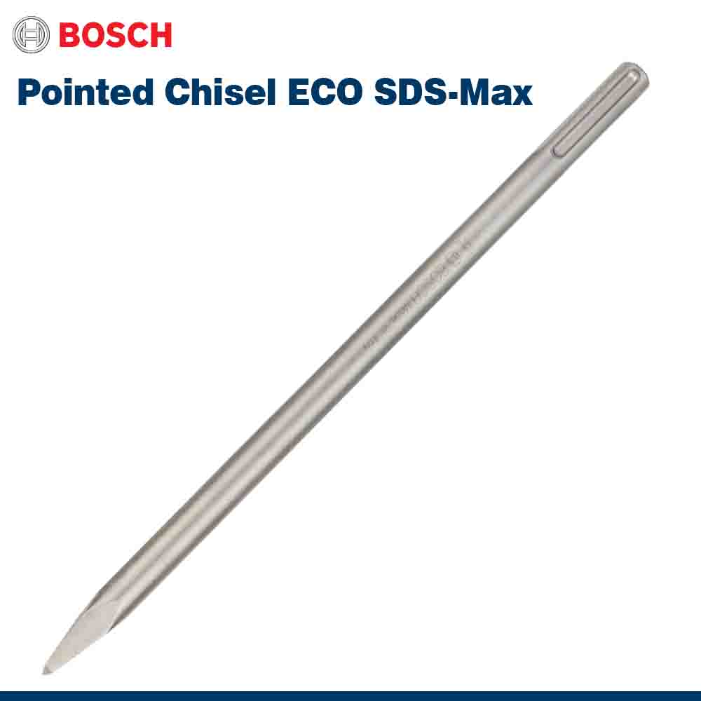 Bosch pointed chisel ECO SDS-Max on a white background