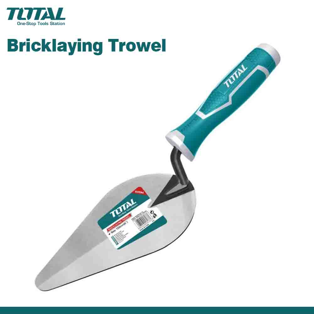TOTAL Premium Stainless Steel Bricklaying Trowel