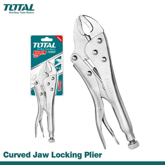 TOTAL Curved Jaw Locking Plier 250MM