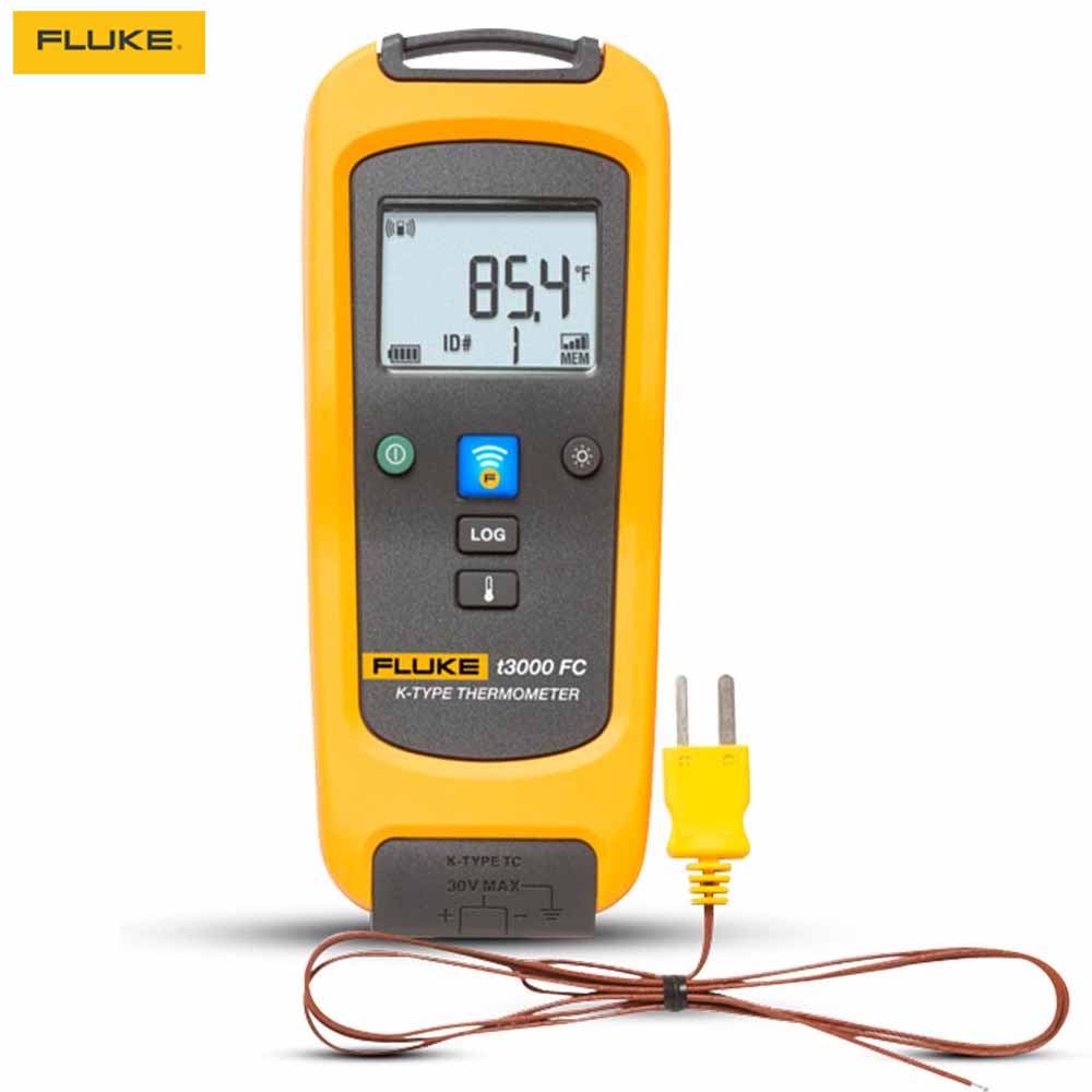Fluke t3000 FC Wireless K-Type Thermocouple Data Logger