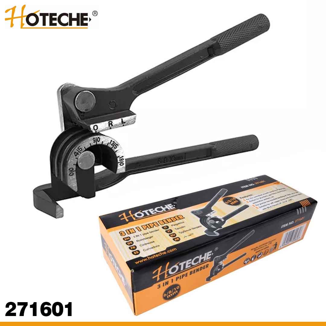 HOTECHE Aluminum Pipe Bender 3 in 1 Model 271601 | Manual Bending Tool
