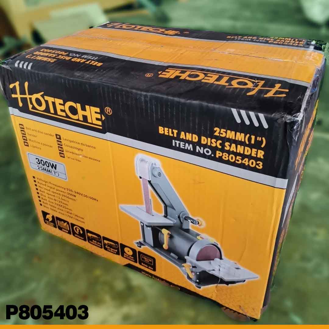 HOTECHE P805403 300W Belt And Disc Sander 1” (25mm)