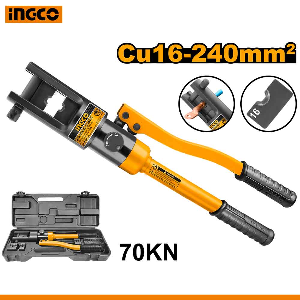 INGCO Hydraulic Crimping Tool 70Kn
