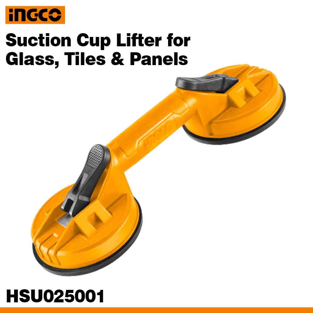 INGCO HSU025001 Suction Cup 50kg Glass Sucker 115mm Heavy Duty