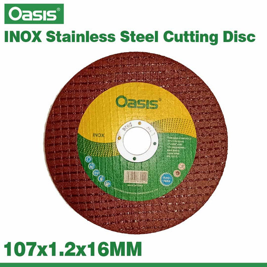 Oasis Ultra Thin 4 Inch INOX Cutting Wheel 107x1.2x16mm for Steel & Stainless Steel