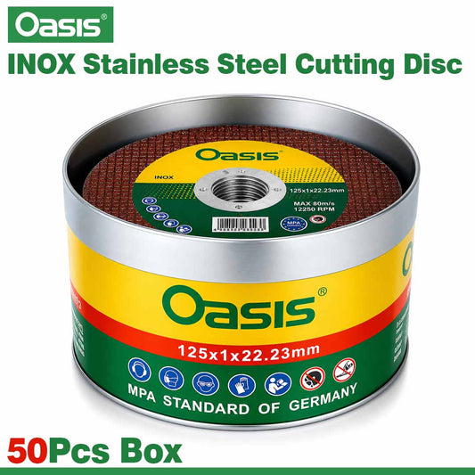 5 Inch INOX Stainless Steel Cutting Disc 50Pcs Box