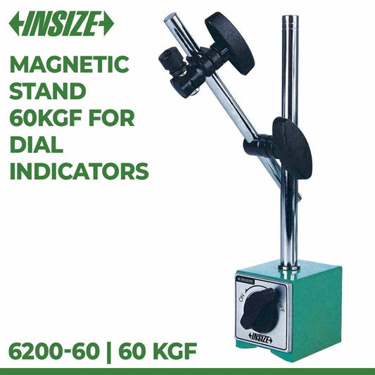 INSIZE Magnetic Indicator Stand 6200-60 | 60 kgf