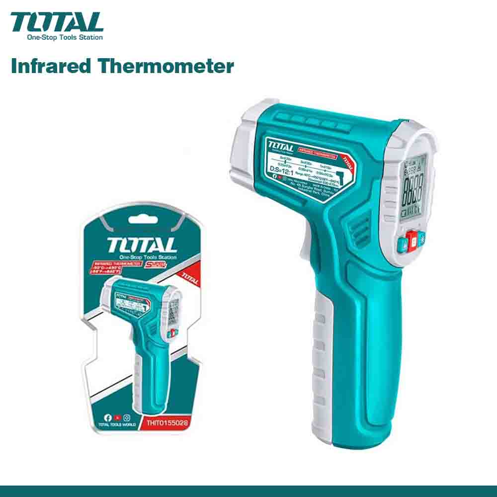 TOTAL Infrared Thermometer – Fast & Accurate Digital Laser Gun