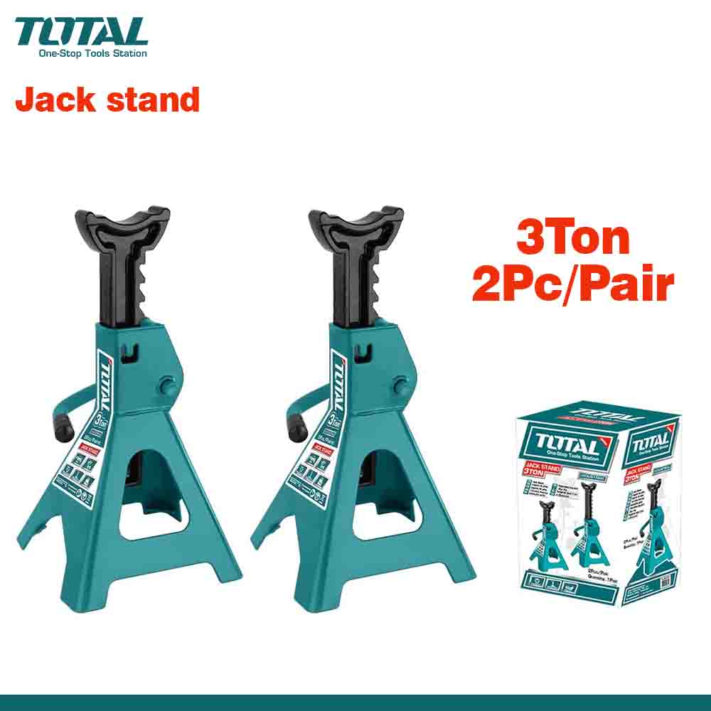 TOTAL 3-Ton Heavy-Duty Jack Stands