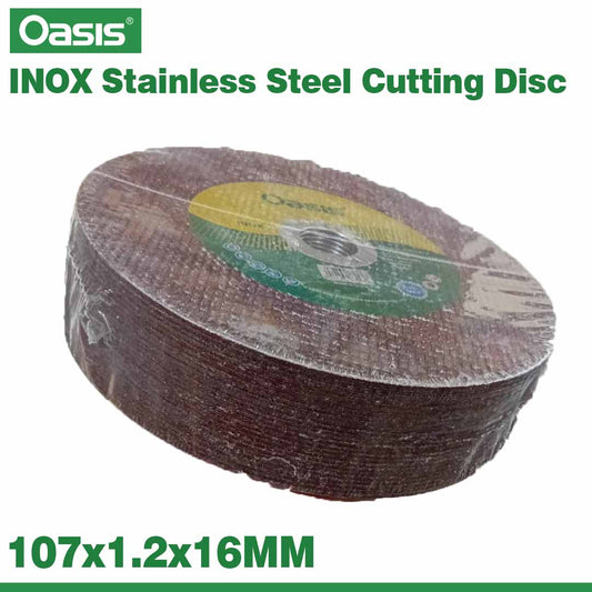 Oasis Ultra Thin 4 Inch INOX Cutting Wheel 107x1.2x16mm for Steel & Stainless Steel