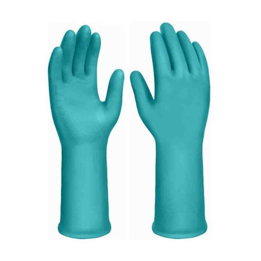 TOTAL TSP1801 PVC Safety Gloves Large | 32cm Waterproof Cleaning & Gardening Gloves Price in Pakistan