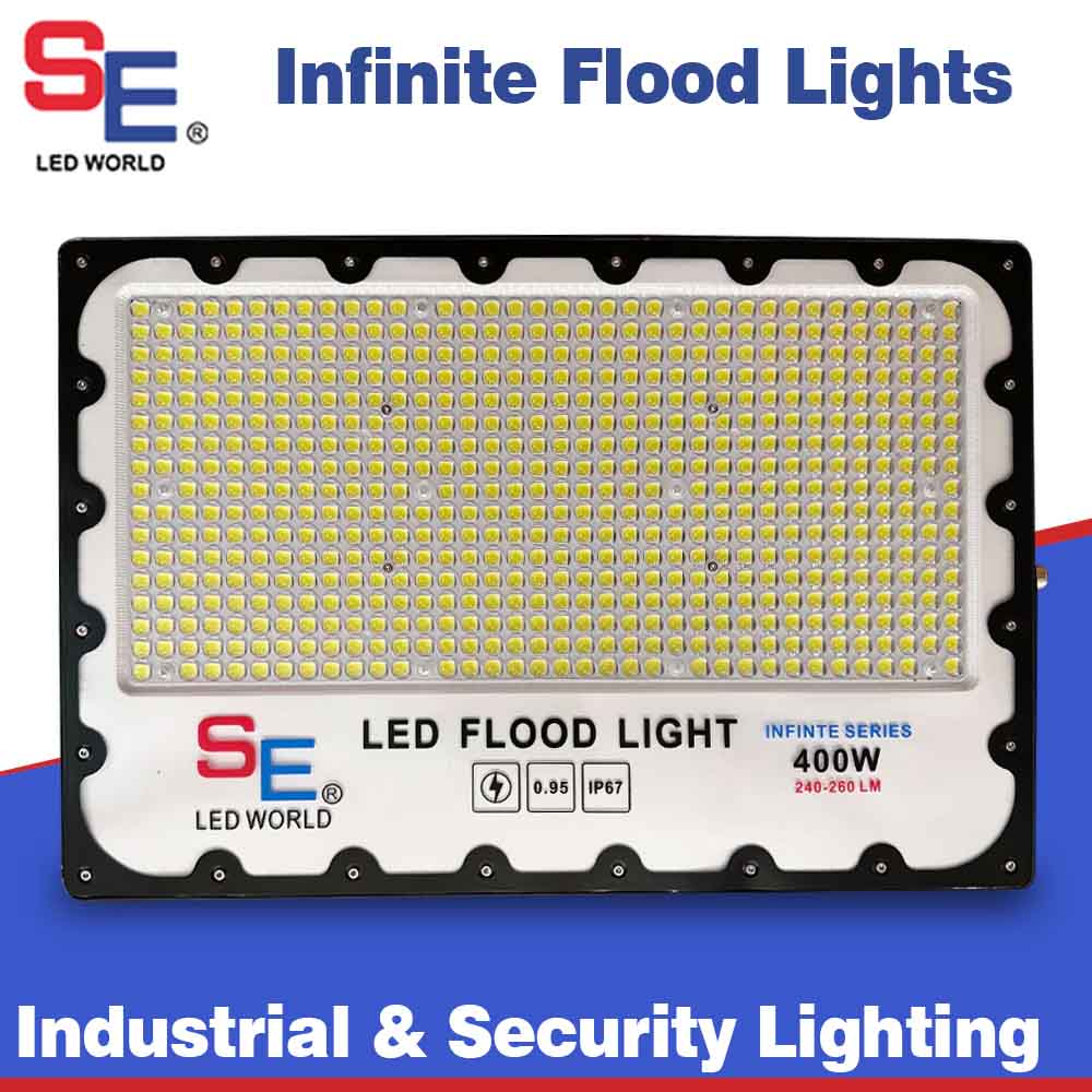 SE Infinite Flood Light Series | Industrial & Security Lighting Pakistan