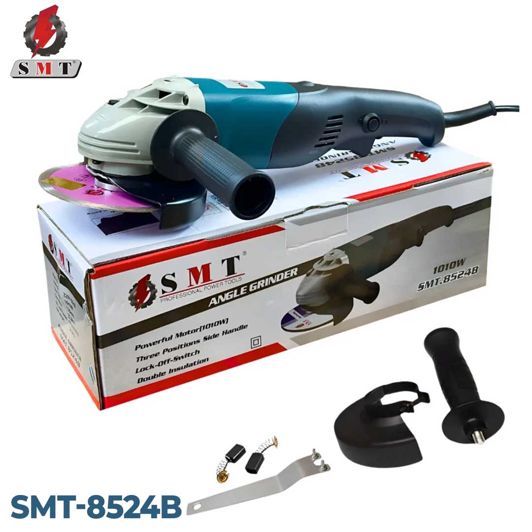 5 Inch Angle Grinder 1010W (SMT-8524B) Price in Pakistan | Heavy Duty Grinding Machine