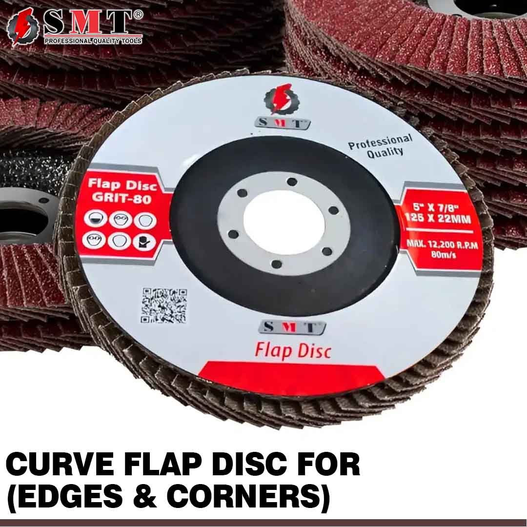 SMT Curve Flap Disc for Weld Blending, Edges & Corners