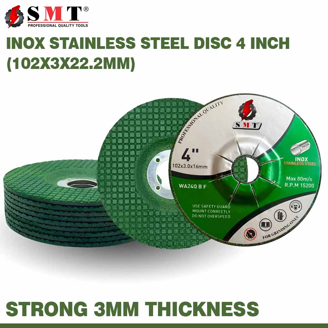INOX Stainless Steel Disc 4 Inch (102x3x22.2mm)