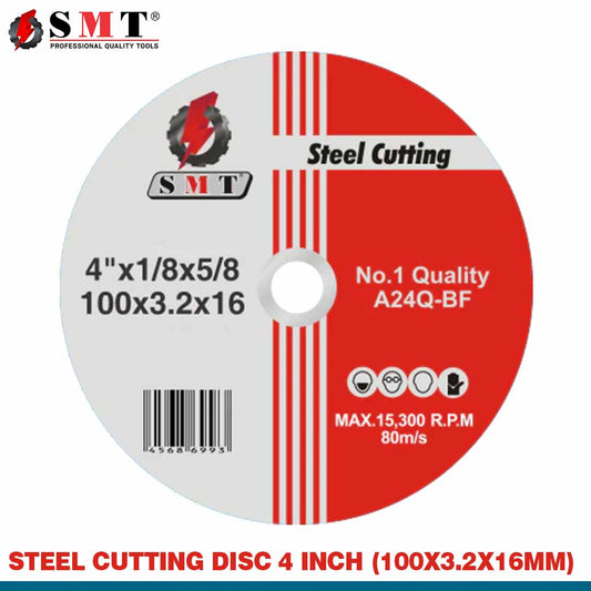 SMT Steel Cutting Disc 4 Inch (100x3.2x16mm) Price in Pakistan | Metal Cutting Wheel