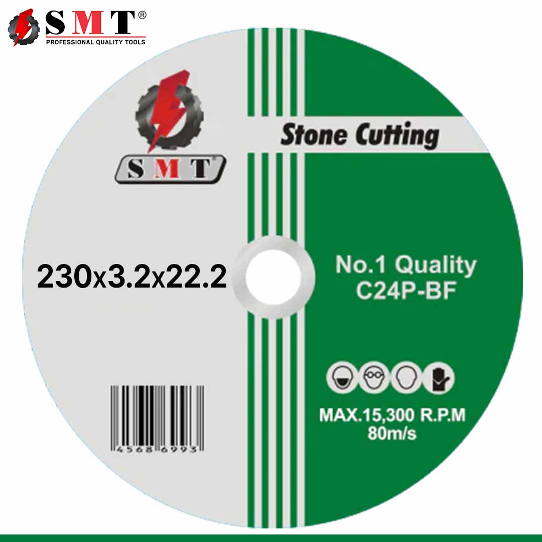 SMT Stone Cutting Disc 9 Inch (230x3.2x22.2mm) Price in Pakistan | Industrial Stone Cutting Wheel