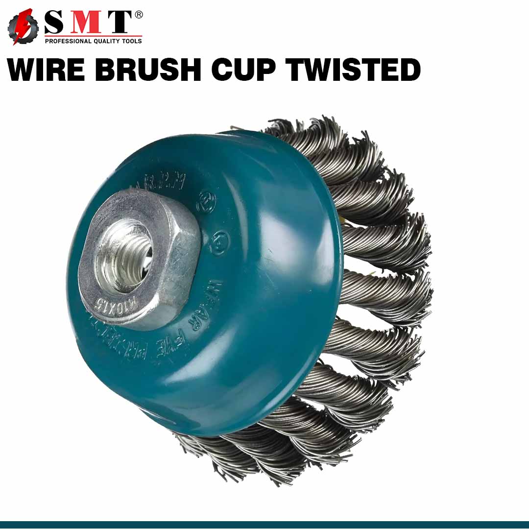 SMT Wire Brush Cup Twisted (Knotted Wire)