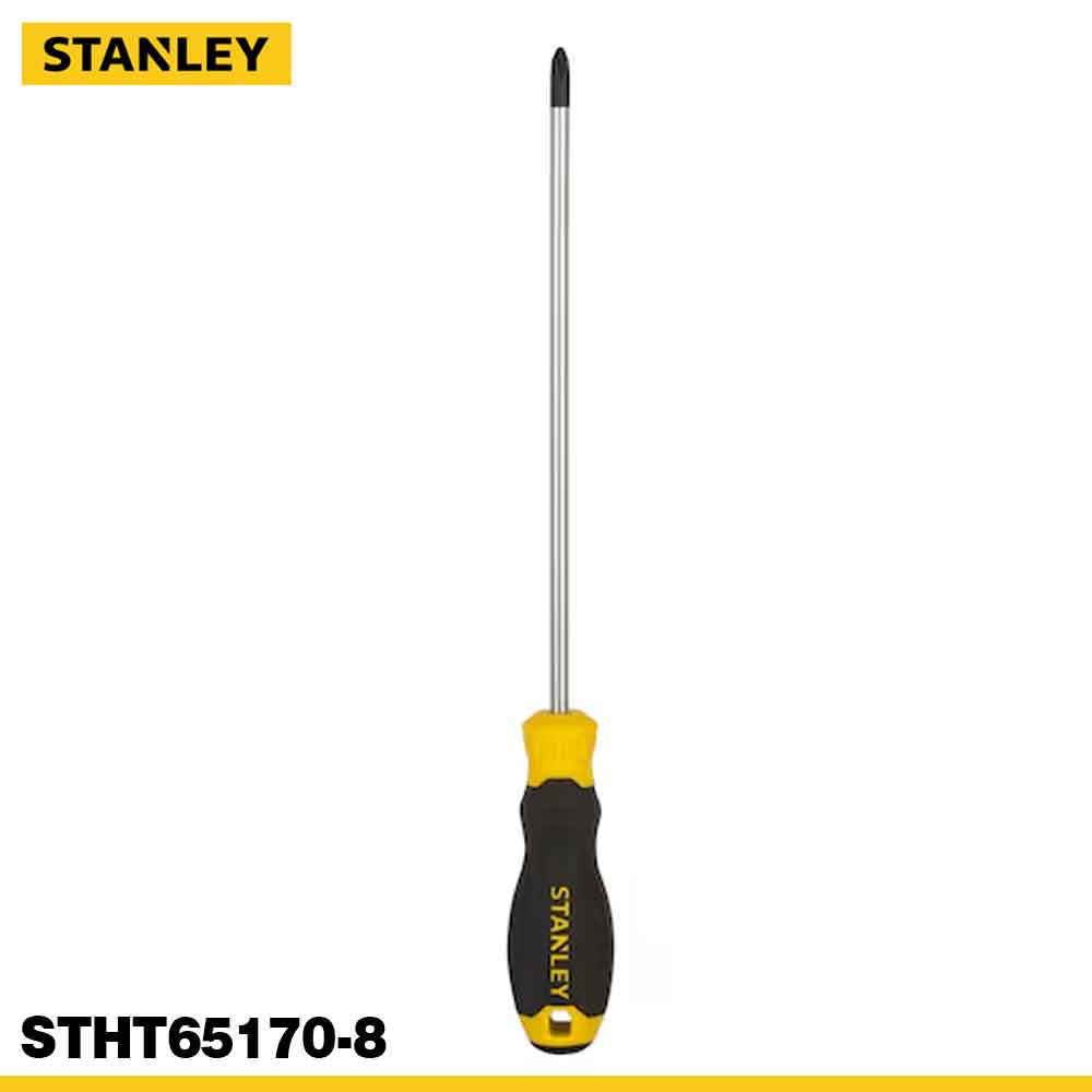STANLEY STHT65170-8 PH2 Phillips Screwdriver 200mm | Ergonomic Cushion Grip