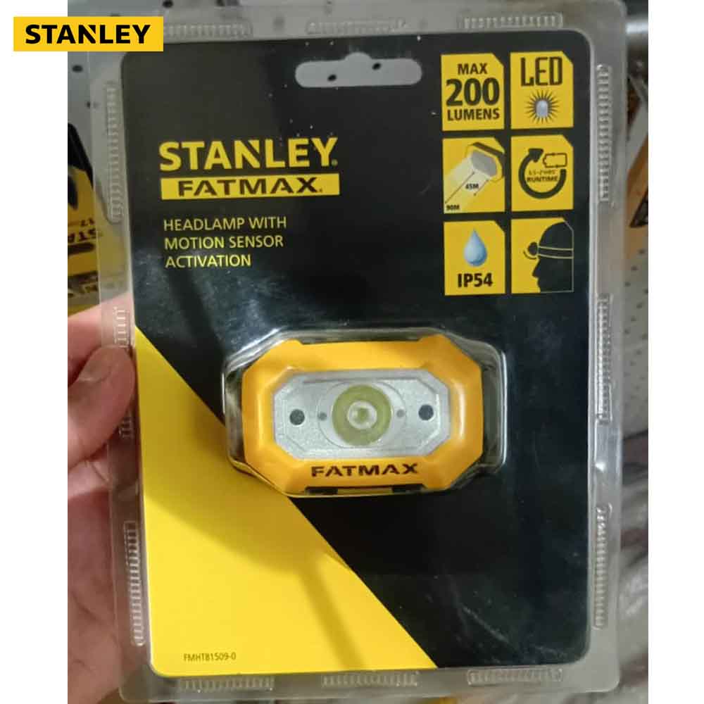 Head Torch 200 Lumens with Motion Sensor