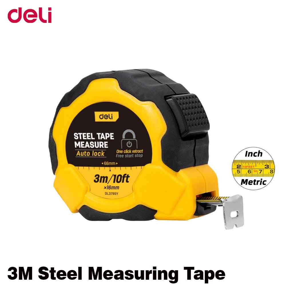 3 Meter Steel Tape Measure 16mm in Pakistan