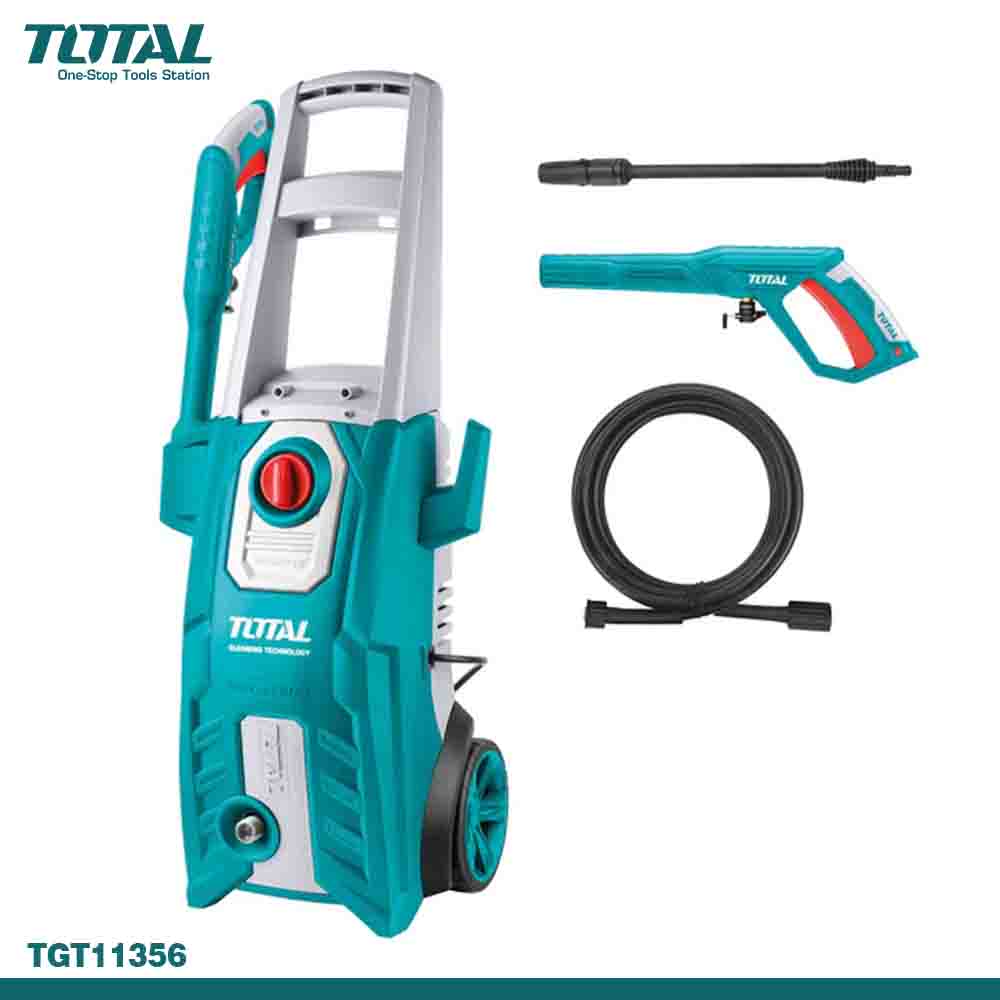 TOTAL 150Bar Heavy-Duty High Pressure Washer 1800W