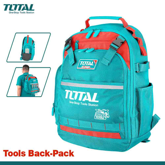 TOTAL Multi-Pocket Tool Backpack for Efficient Storage