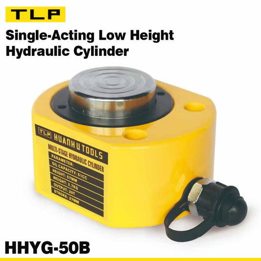 TLP HHYG-50B 50 Ton Low Height Hydraulic Cylinder | Single Acting Jack Pakistan