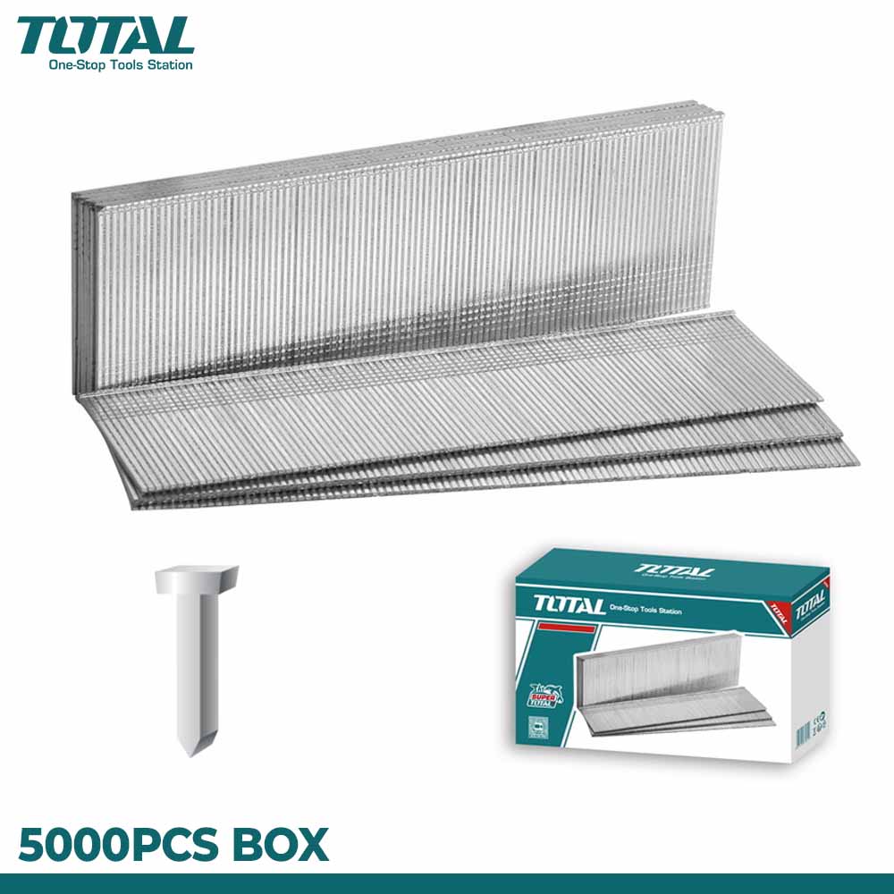 TOTAL Brad Nail Pack 5000pcs for Furniture, Carpentry & Woodworking