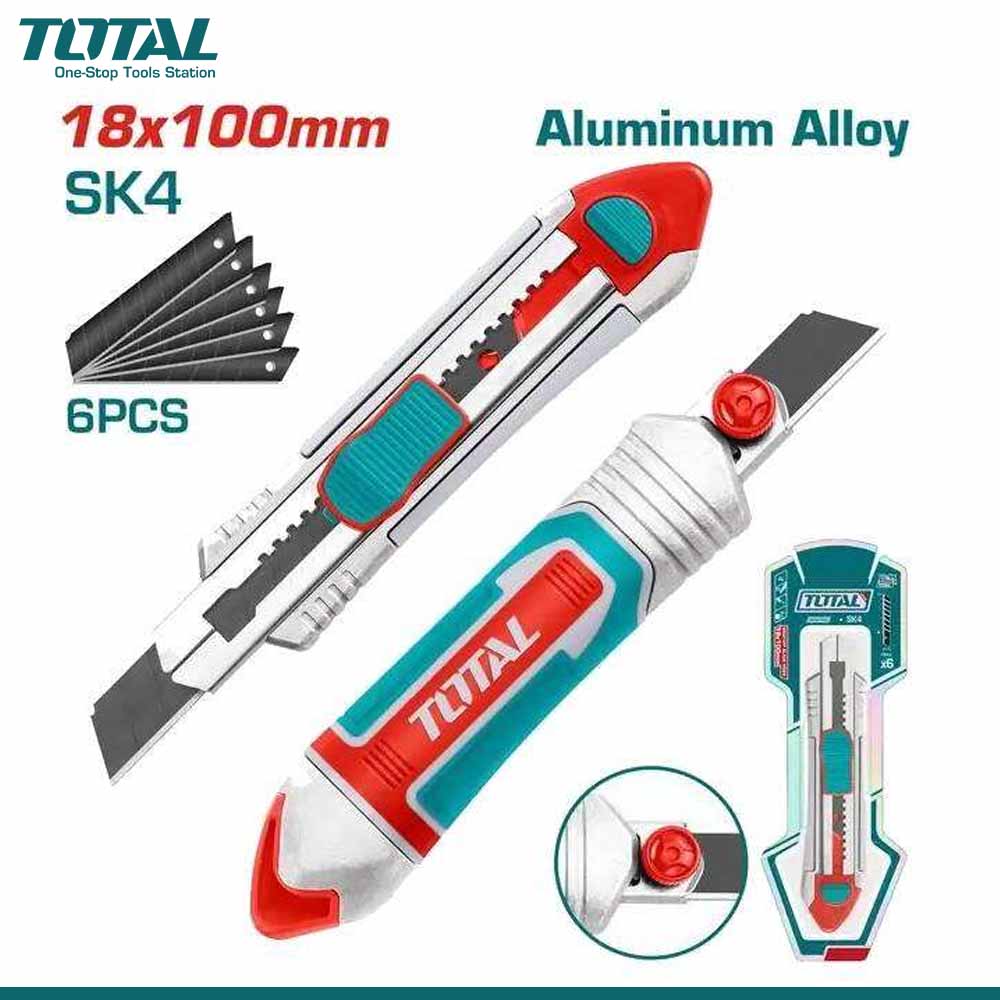 TOTAL TG5121806 18mm Snap-Off Utility Knife
