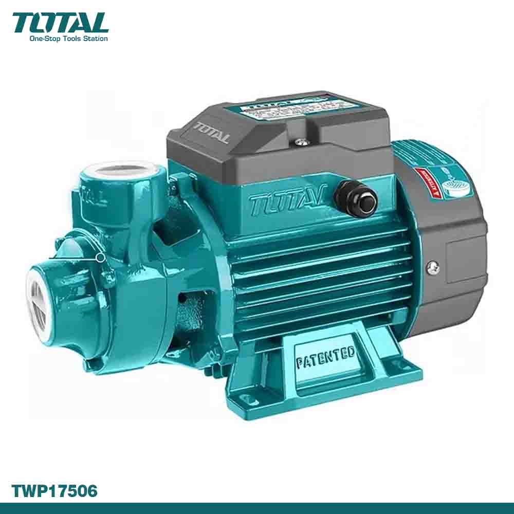 TOTAL 1HP Heavy-Duty Peripheral Water Pump 750W Copper Wire Motor