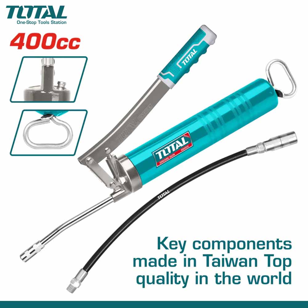 TOTAL THT111051 Heavy Duty Grease Gun 400CC