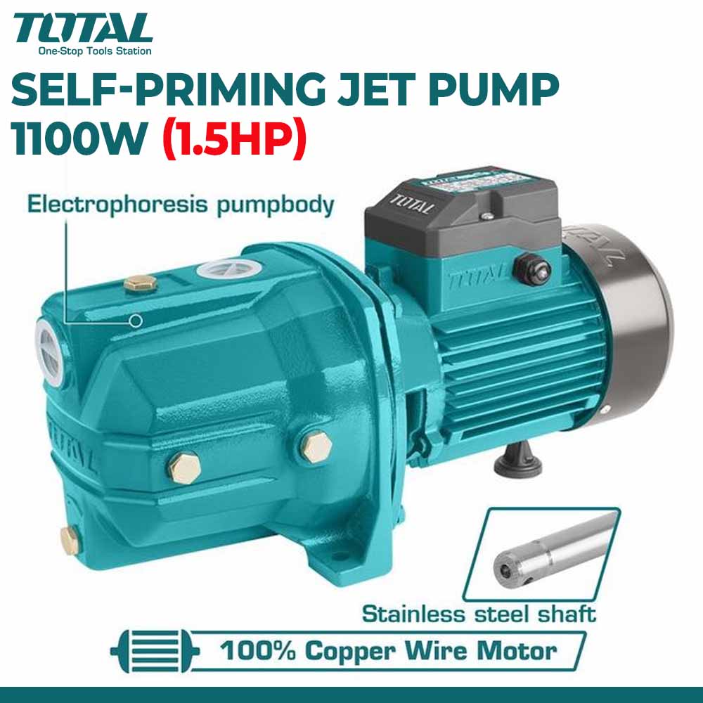TOTAL 1.5HP Jet Water Pump TWP311006 | High Pressure Pump Pakistan