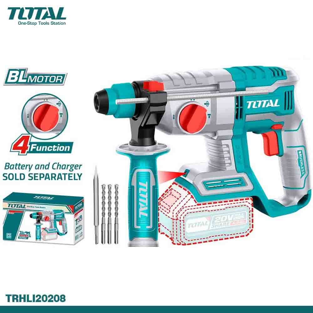 Total Cordless Rotary Hammer Brushless Motor (Solo)– ktools.pk