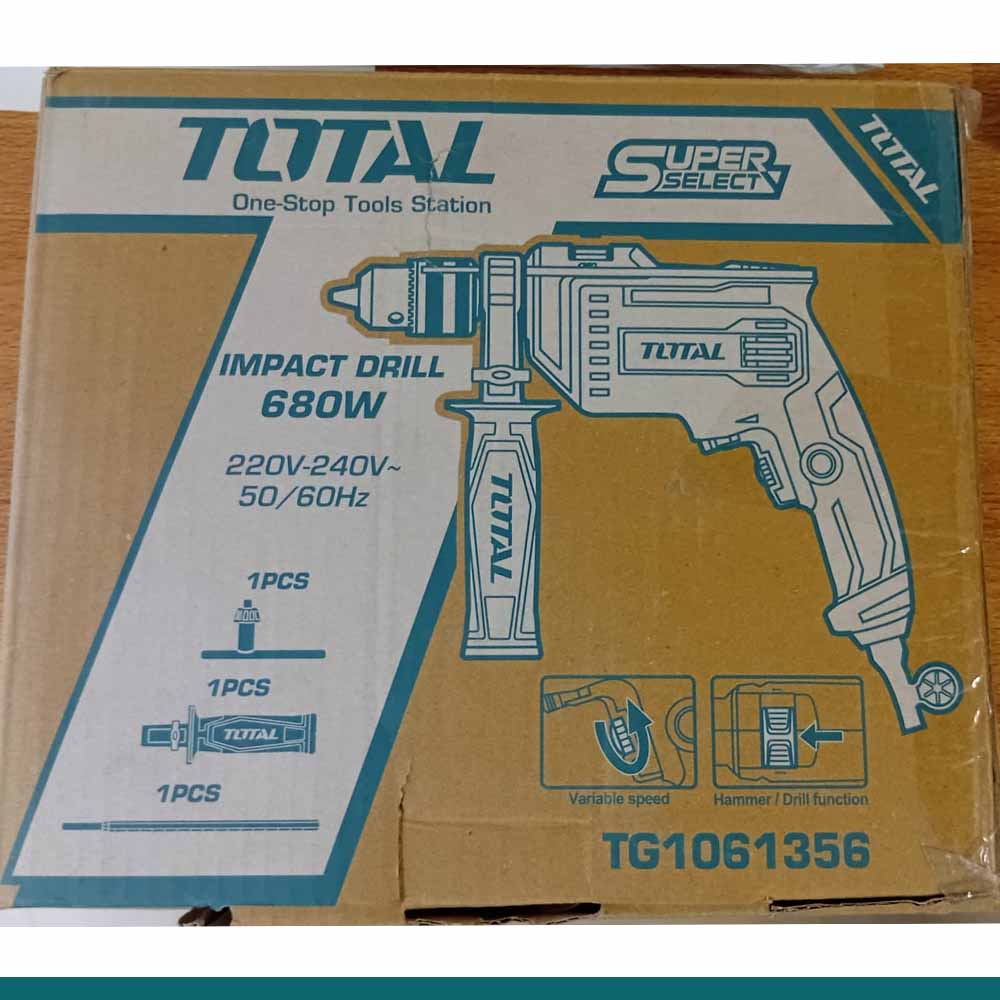 Total TG1061356 Impact Drill Machine 680W price in Pakistan