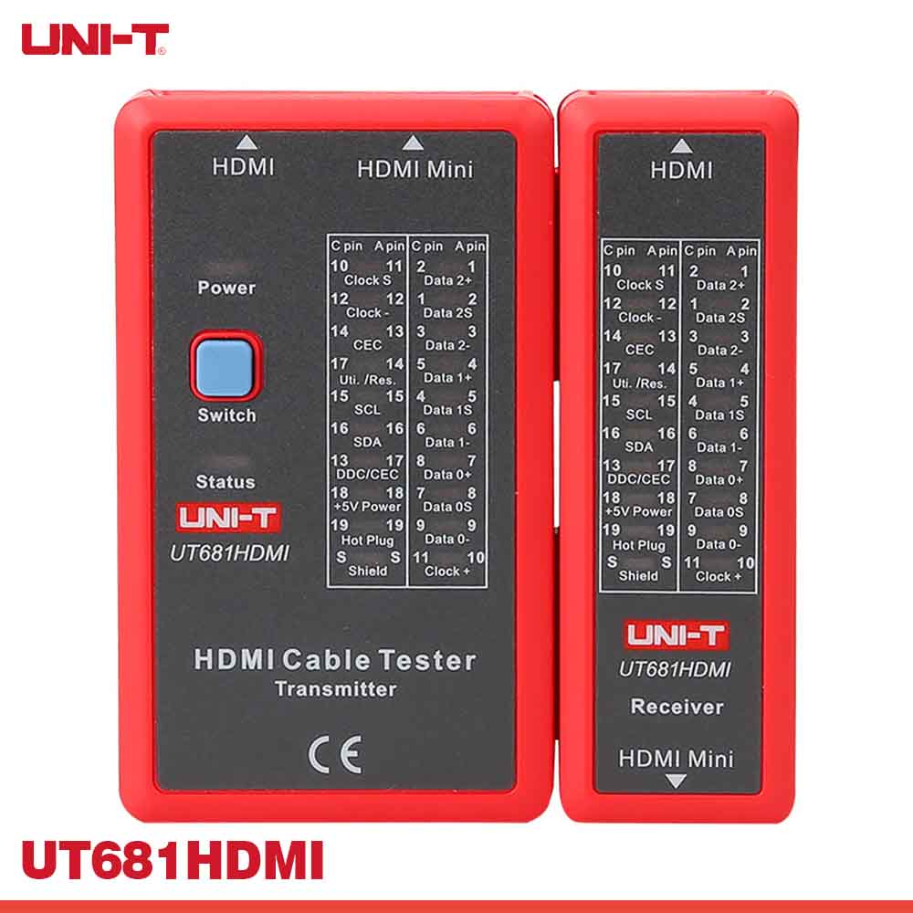 UNI-T UT681 Cable Testers – Ethernet, Telephone & HDMI Cable Testing Tools