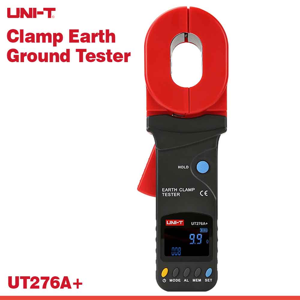 UNI-T UT270+ Series Clamp Earth Ground Testers 0.01Ω High Precision