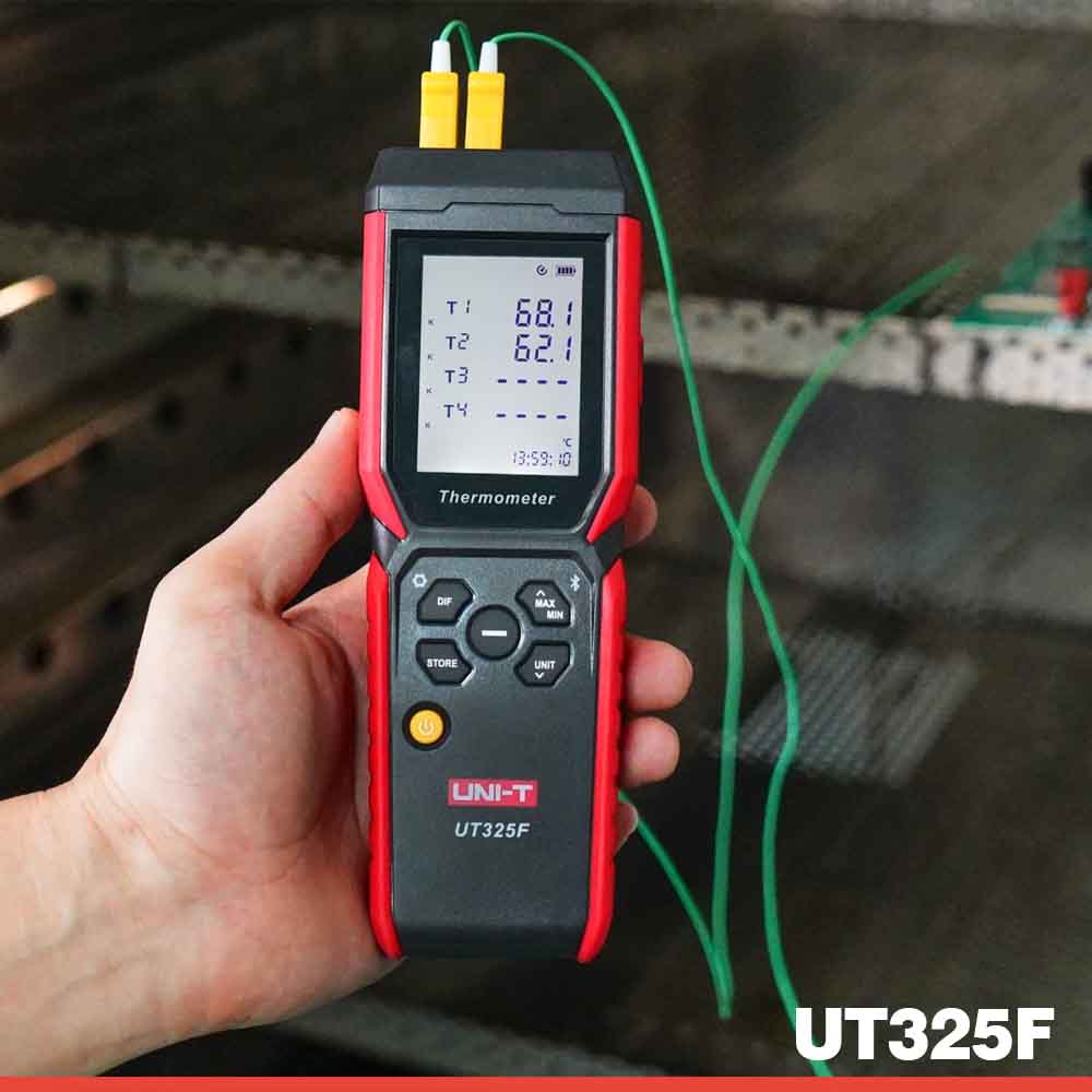 UT325F Multi-Channel Temperature Tester for HVAC & Engineering