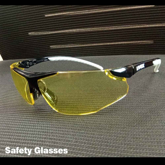 UVEX Protective Safety Goggles Amber Lens for Workshop & Construction