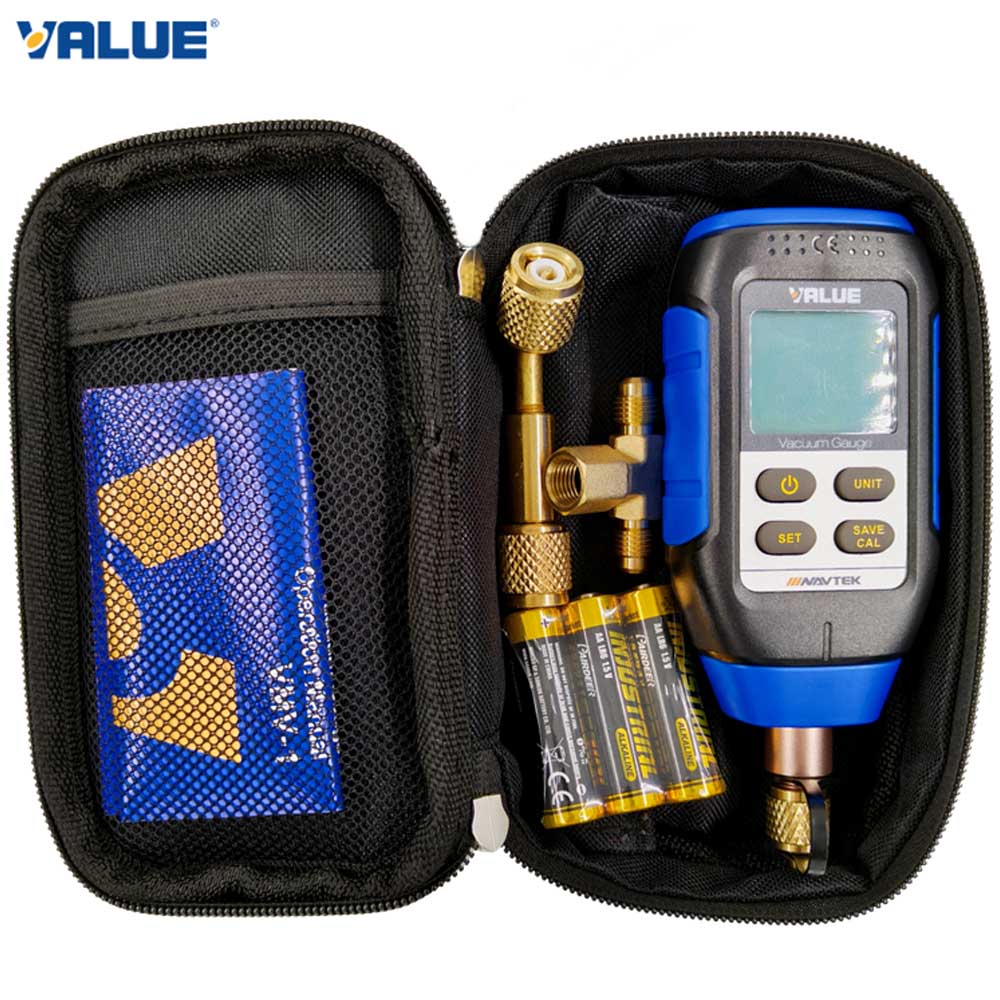 VALUE VMV-1 Vacuum Meter 0-75000 Microns for HVAC Service
