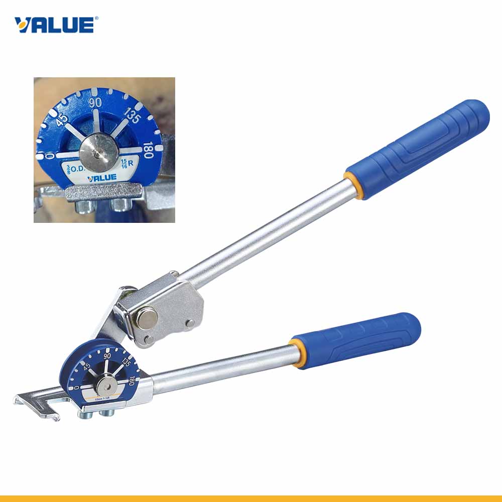 Two blue-handled tools with circular components on a white background, featuring the 'Yalue' brand.
