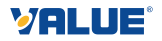 Value brand logo on a blue background