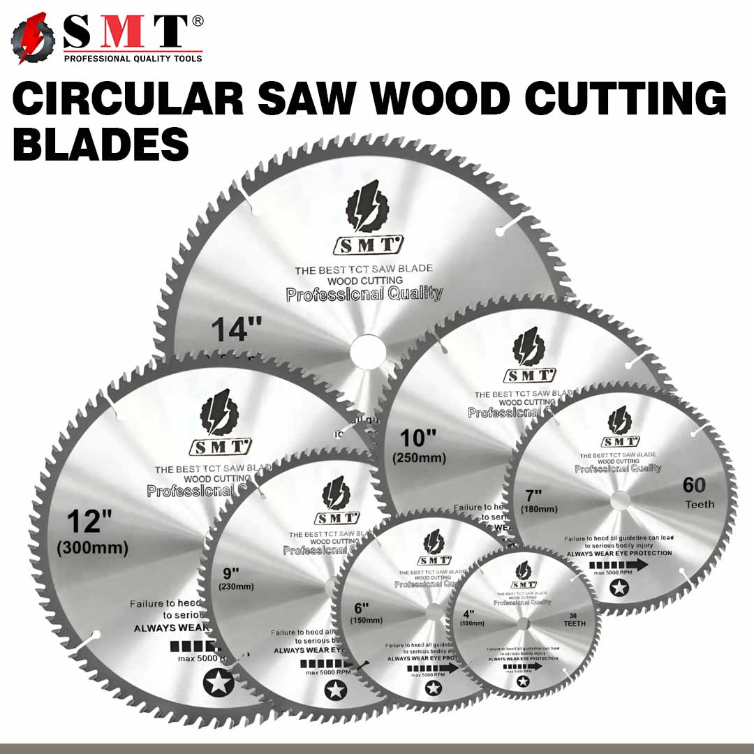 SMT TCT Wood Cutting Circular Saw Blades Price in Pakistan | 24T, 40T, 60T & 80T