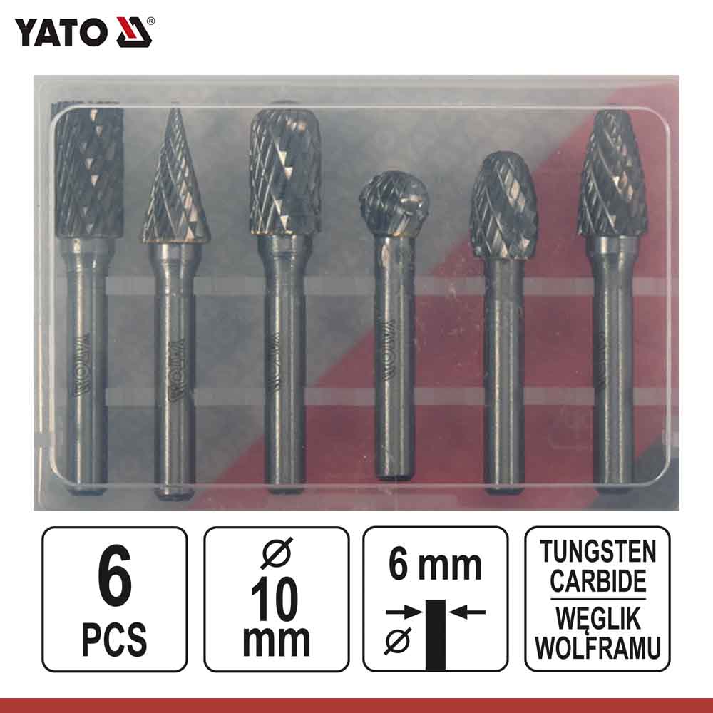 Tungsten Carbide Rotary Files Set | Professional Burr Bits