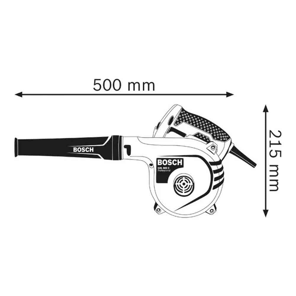 Bosch Air Blower with Dust Extraction GBL 800E (820W)